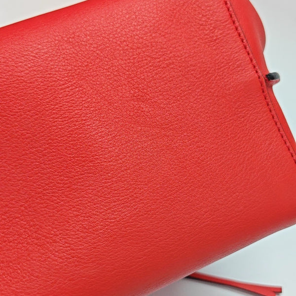 Calfskin Shoulder Bag Red