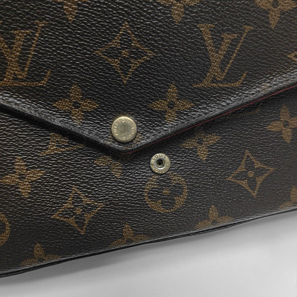 FÉLICIE Monogram Coated Canvas Brown