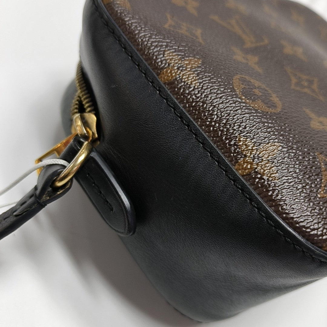 SAINTONGE Monogram Coated Canvas Brown