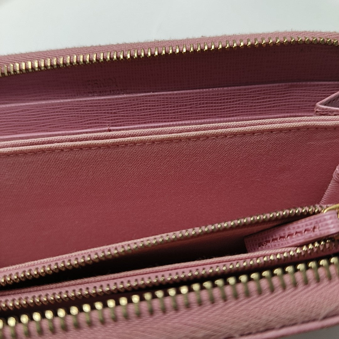Calfskin Wallet Pink