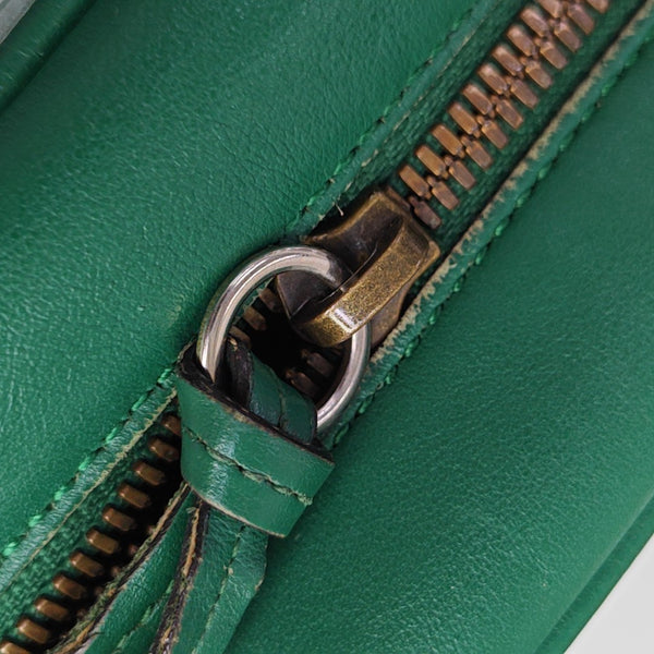 GG Marmont Small Quilted Calfskin Green