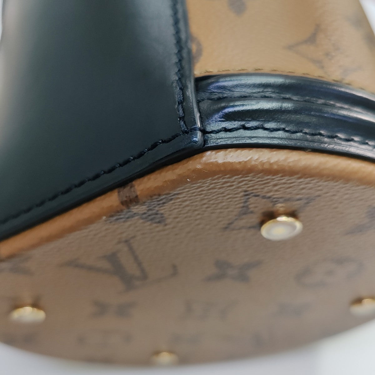 CANNES PM Monogram Coated Canvas Brown
