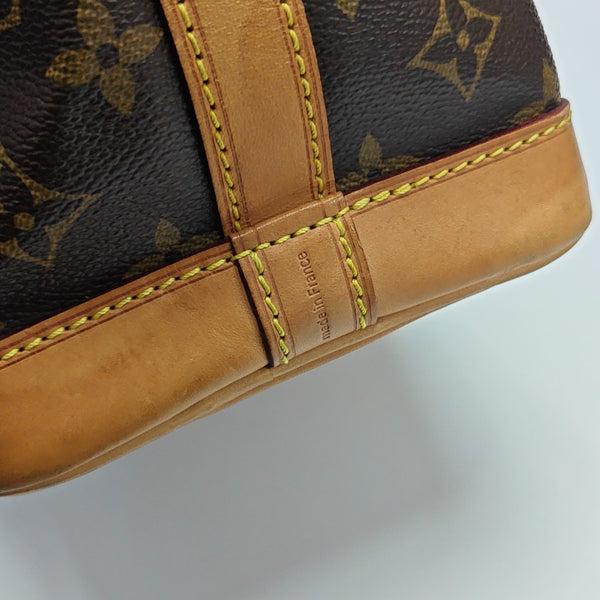 NOÉ BB Monogram Coated Canvas Brown