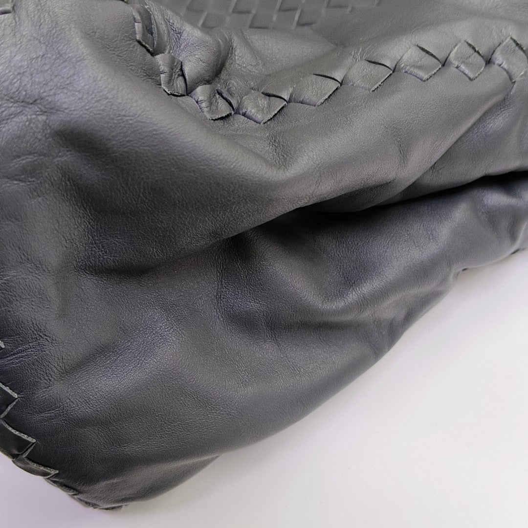 Calfskin Shoulder Bag Gray