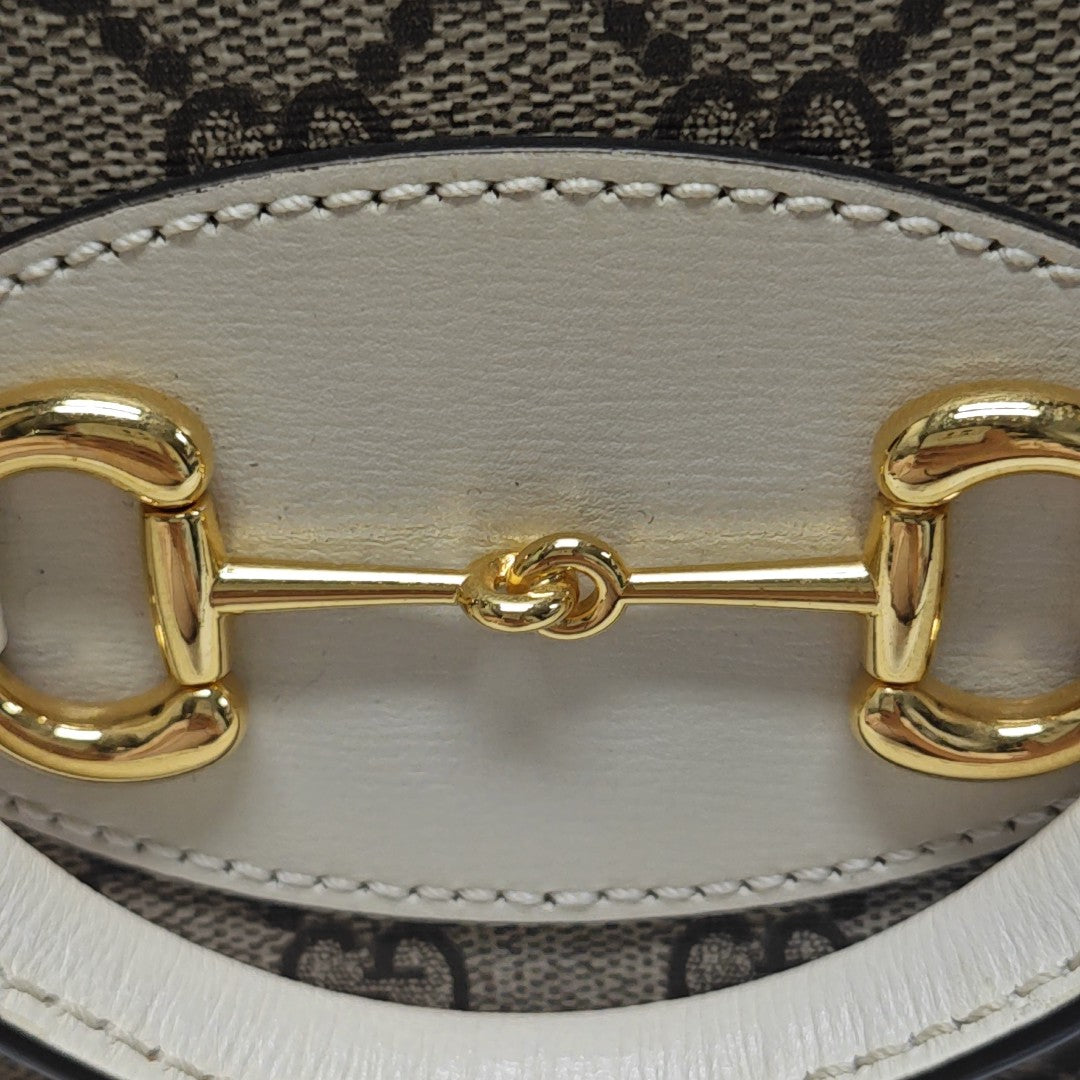 Horsebit 1955 Mini Coated Canvas Beige