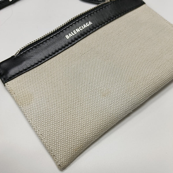 Navy Mini Canvas White