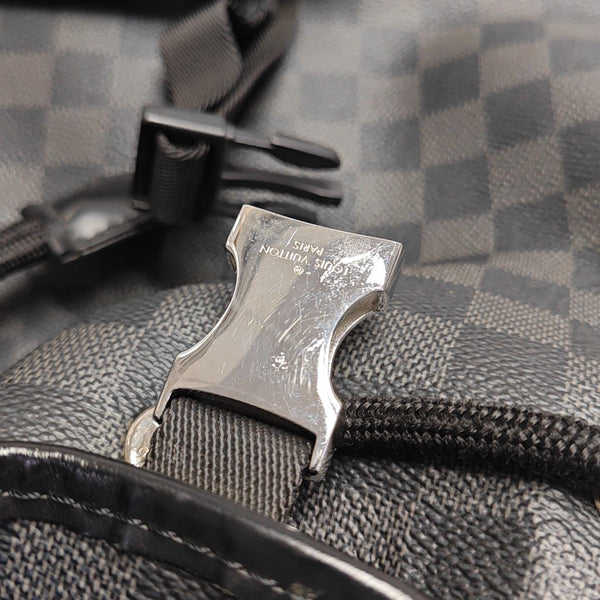 ZACK Damier Graphite Coated Canvas Gray
