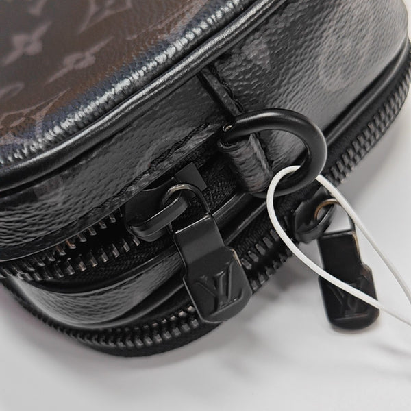 ALPHA Nano Monogram Coated Canvas Black