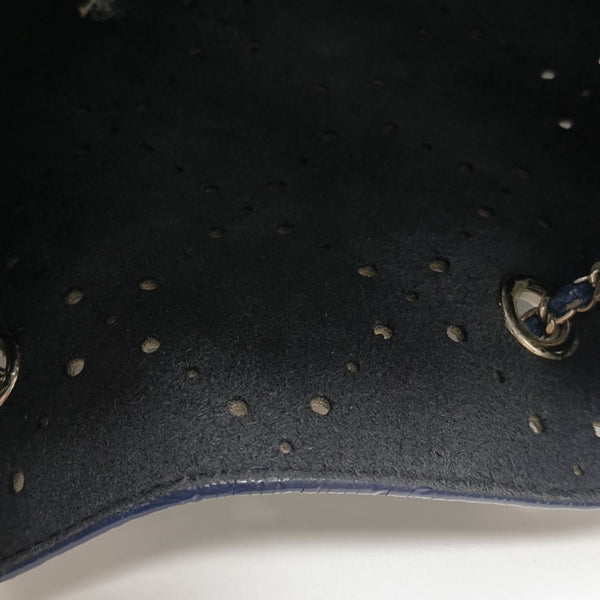 CC DRAWSTRING BUCKET Grained Calfskin Blue