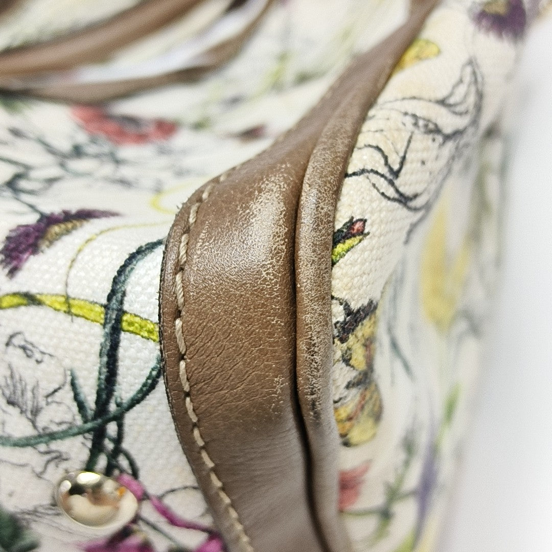 Canvas Shoulder Bag Beige