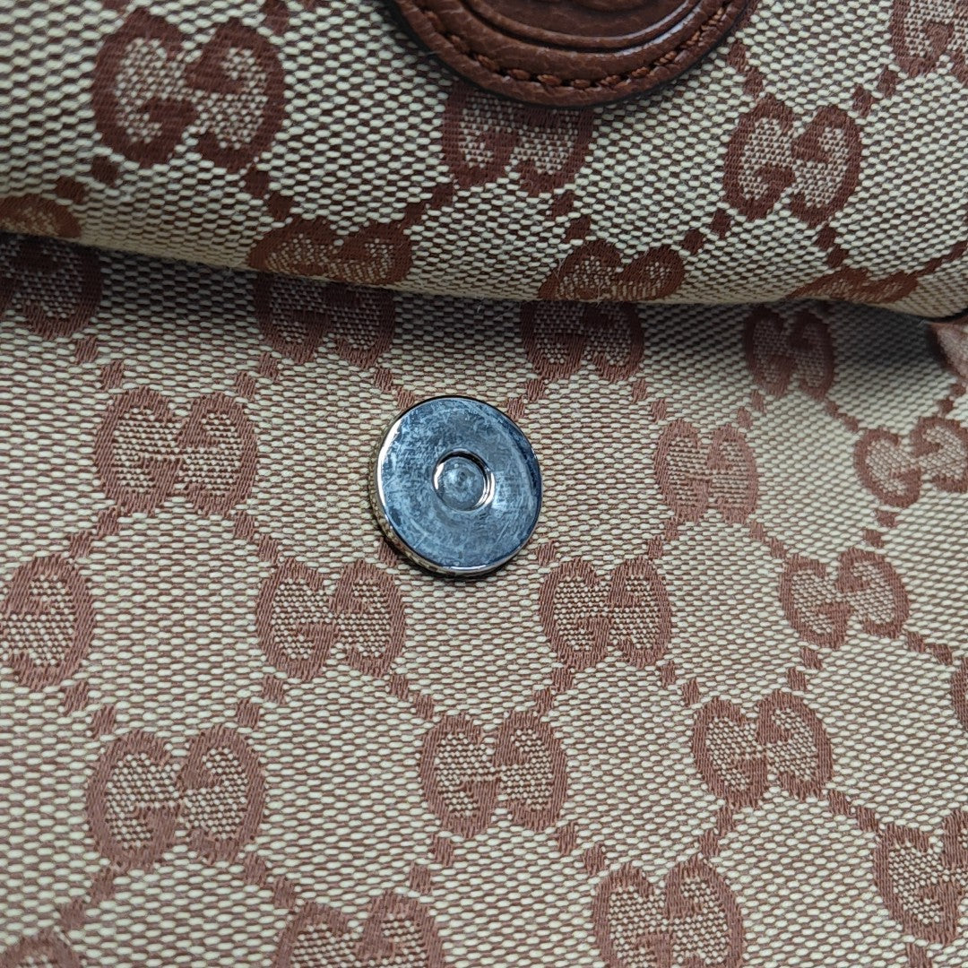 Monogram Canvas Backpack Brown