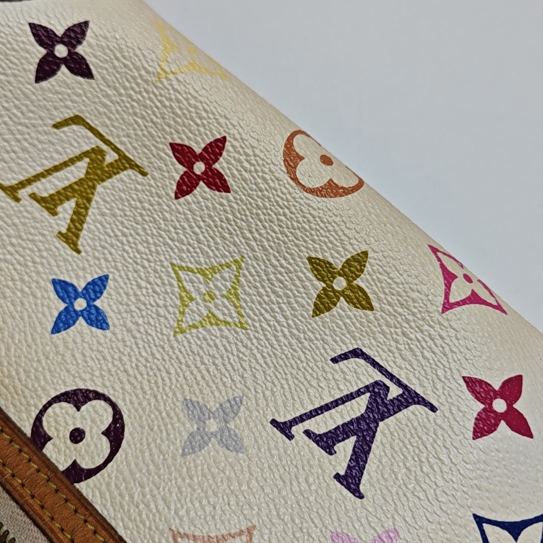 LV × TM VINTAGE MILLA Monogram Coated Canvas White