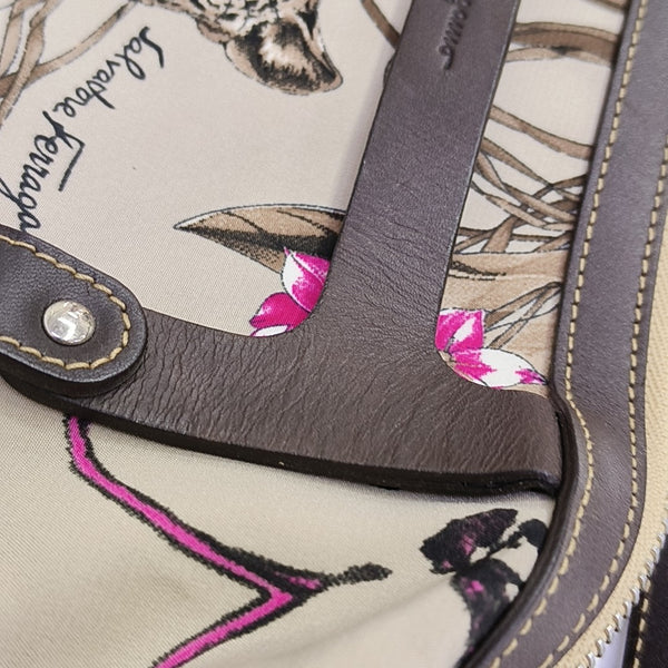 Nylon Top Handle Bag Multicolor
