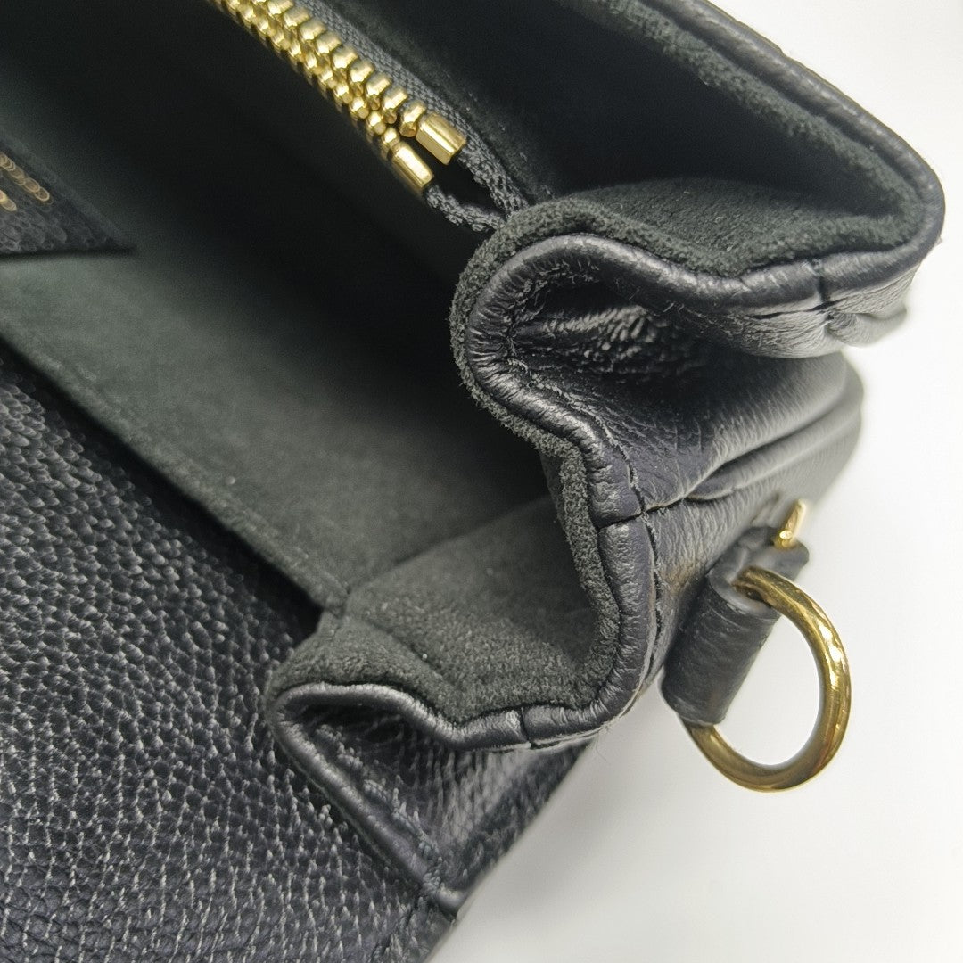 MÉTIS EAST WEST Monogram Calfskin Black