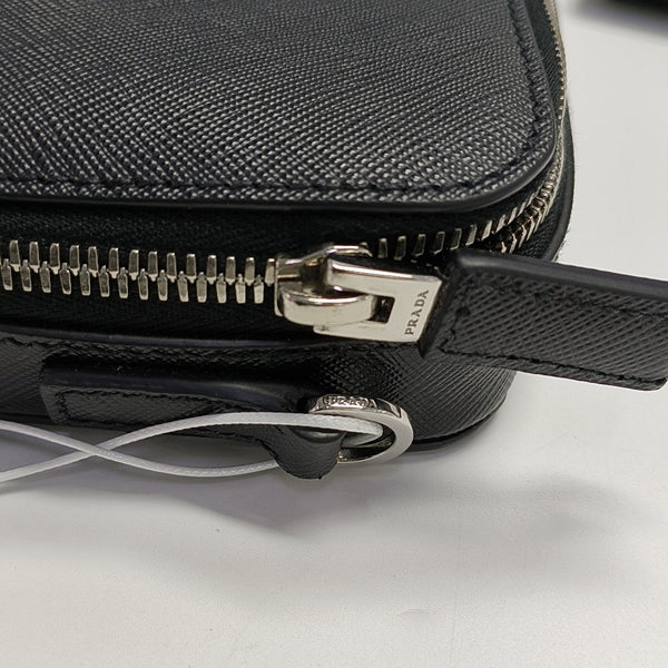 Leather Shoulder Bag Black