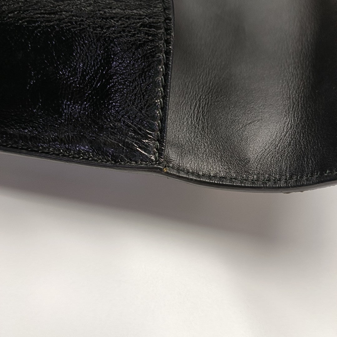 Sylvie Small Monogram Velvet Black