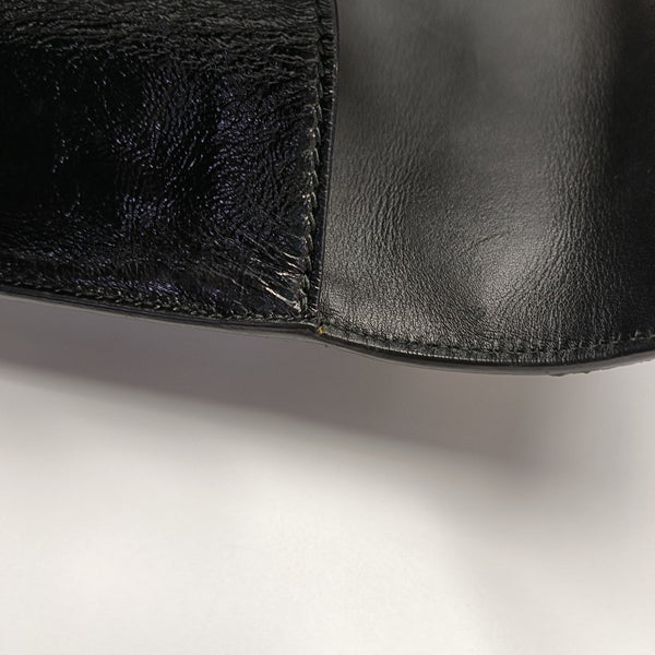 Sylvie Small Monogram Velvet Black