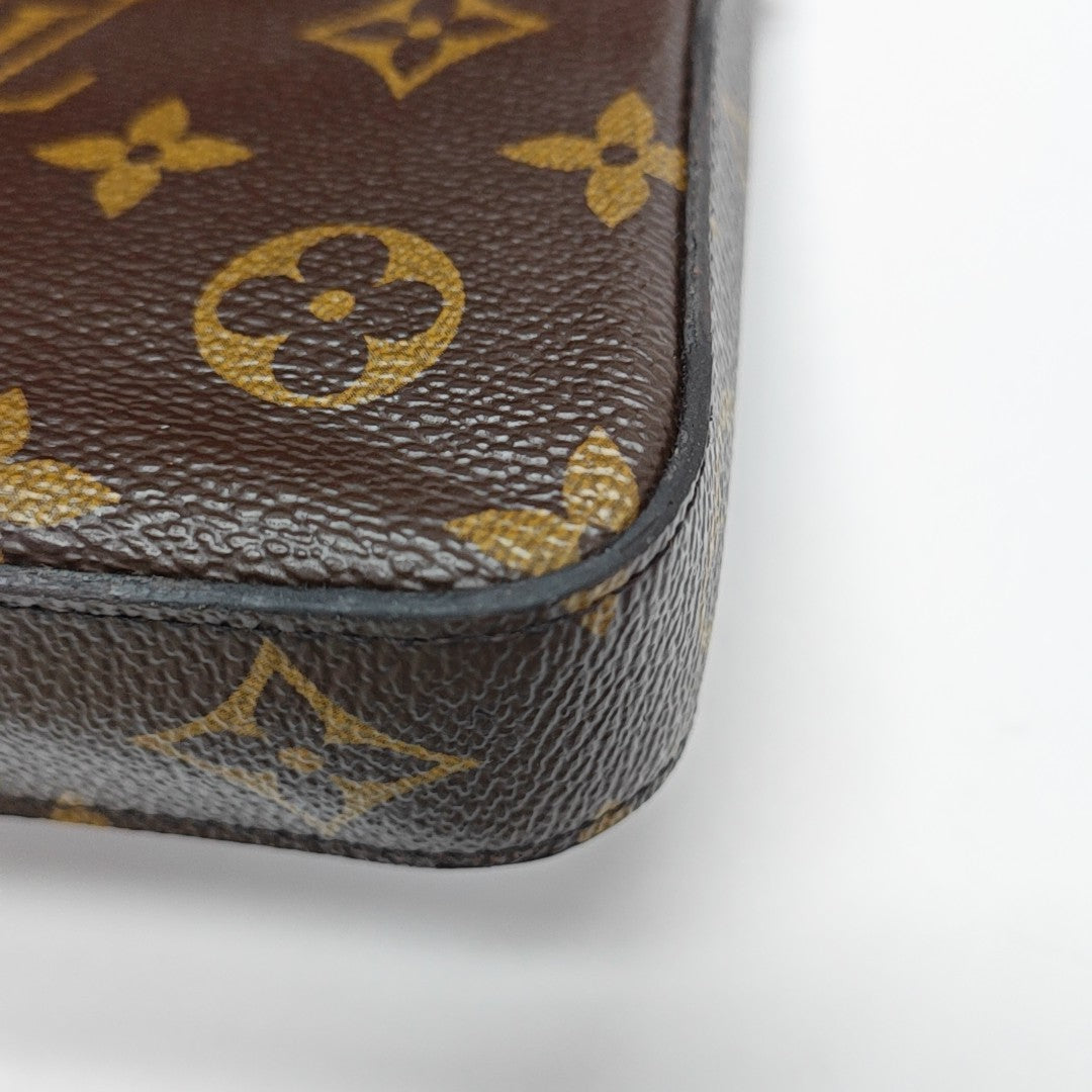 FÉLICIE Monogram Coated Canvas Brown