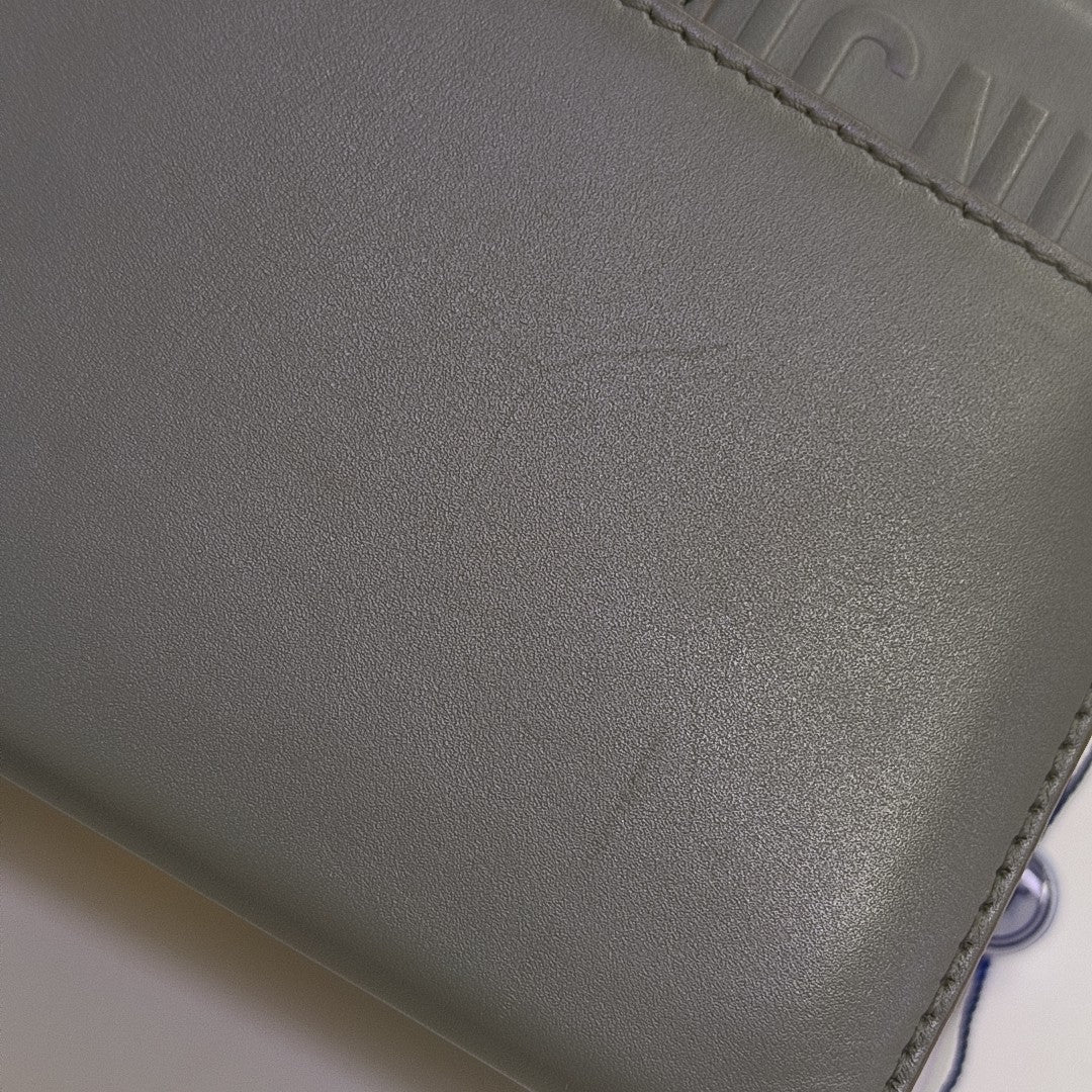 30 Montaigne Mini Oblique Calfskin Gray