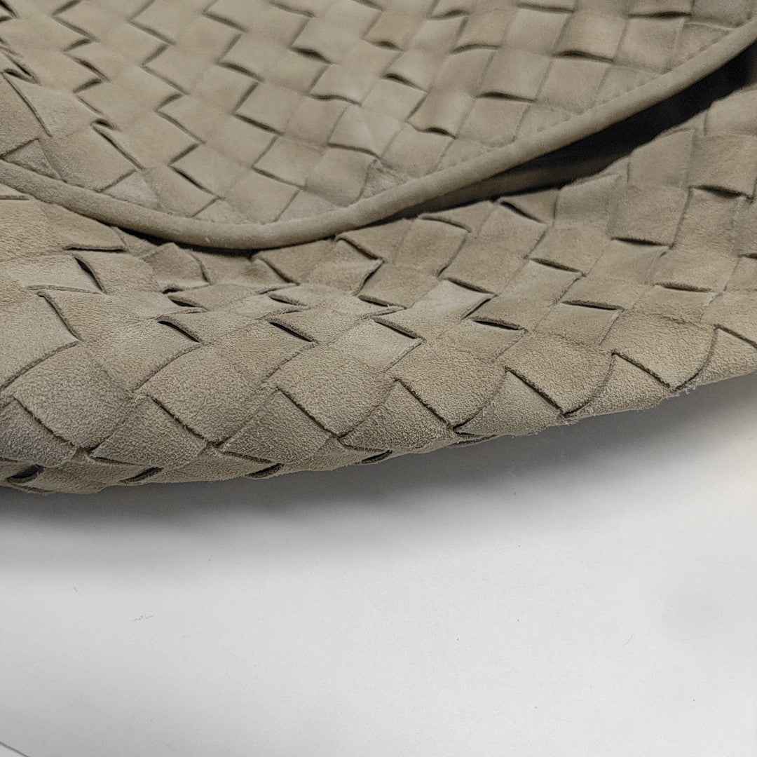 Suede Shoulder Bag Beige