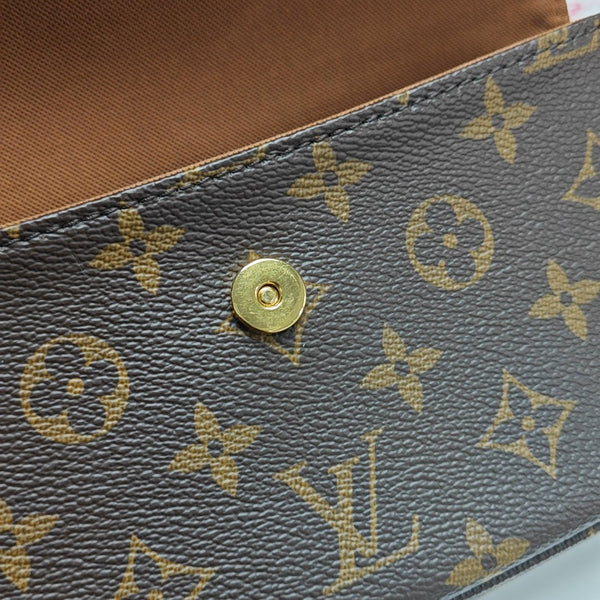 IVY Monogram Coated Canvas Brown