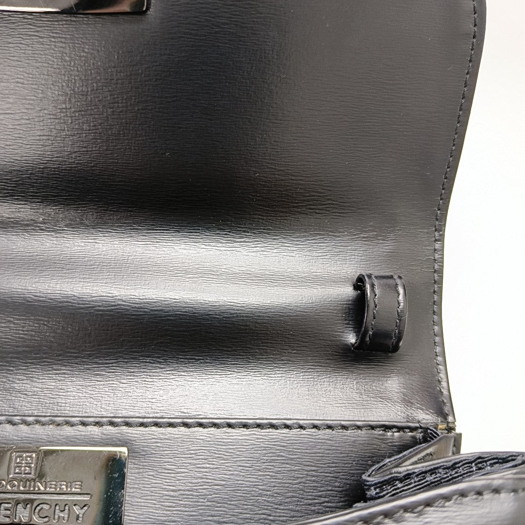 Calfskin Shoulder Bag Black