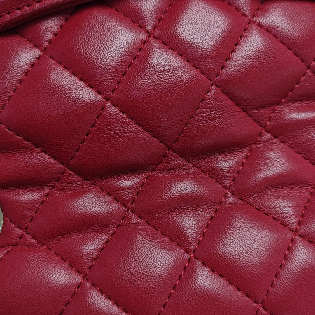CLASSIC FLAP Mini Quilted Lambskin Red