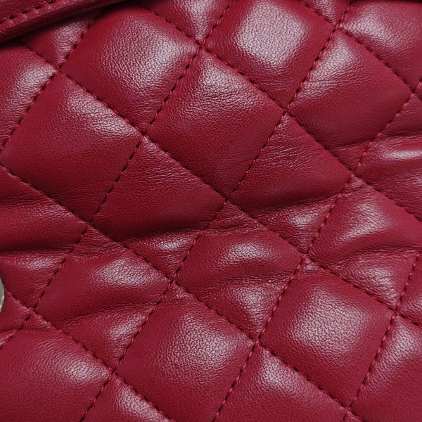 CLASSIC FLAP Mini Quilted Lambskin Red