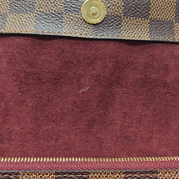 VAVIN Damier Ebene Coated Canvas Brown