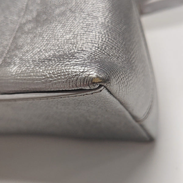 Downtown Small Calfskin Silver