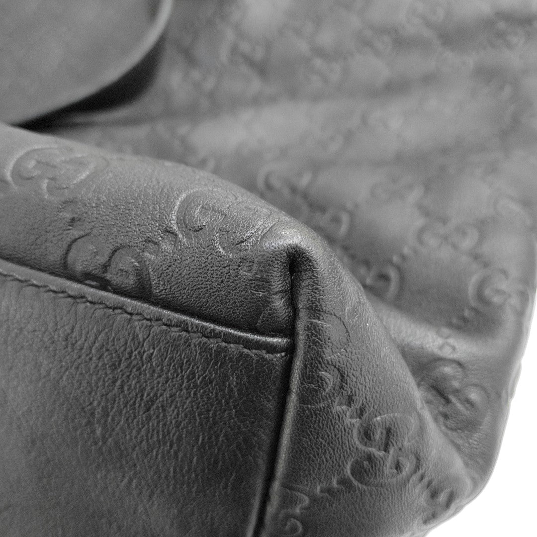 GG Imprime Monogram Calfskin Black