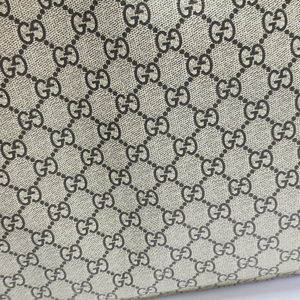 Monogram Coated Canvas Tote Bag Beige