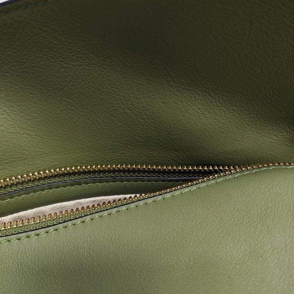 Puzzle Hobo Medium Calfskin Green