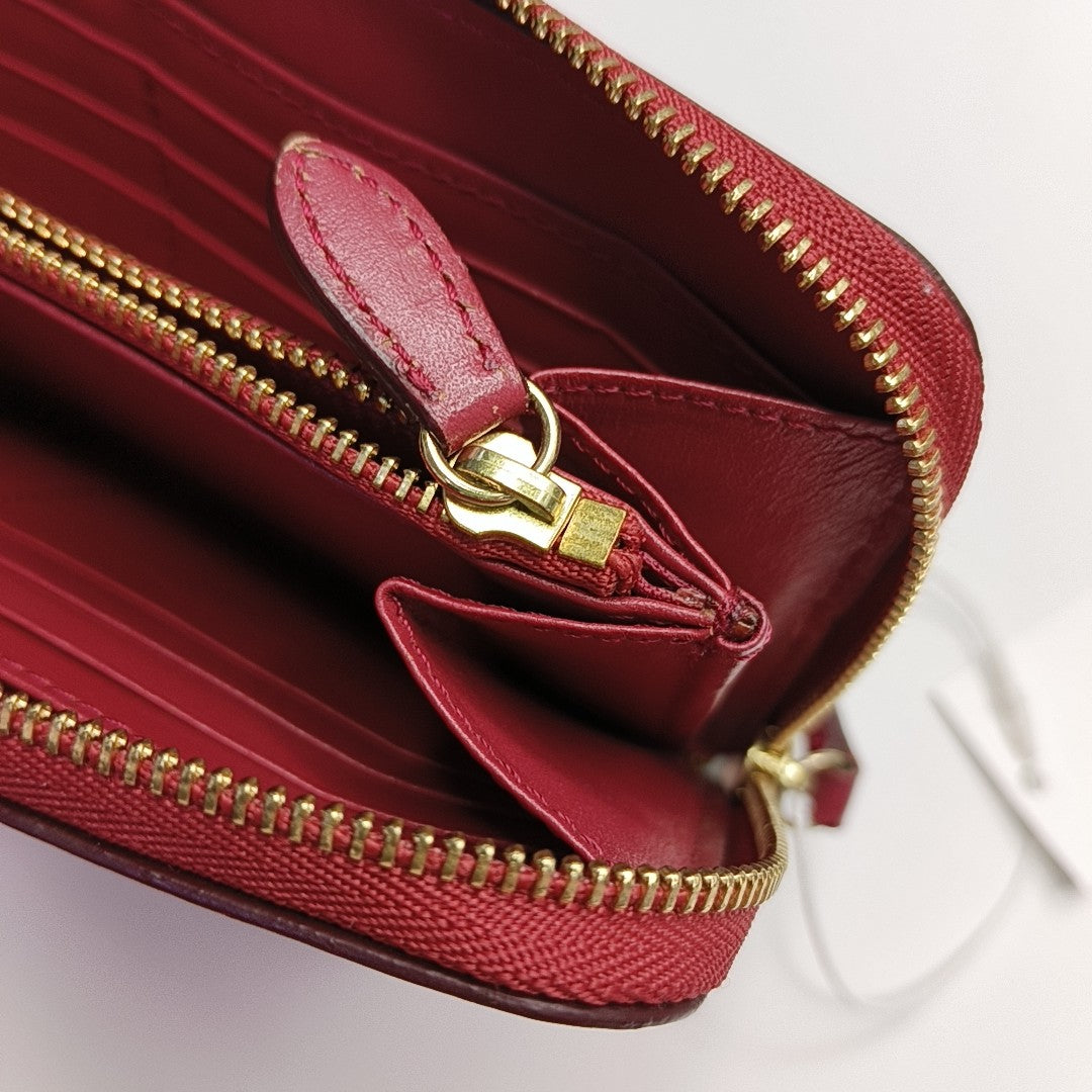Coated Canvas Wallet Pink