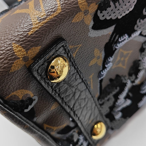 FLEUR DE JAIS Monogram Coated Canvas Brown
