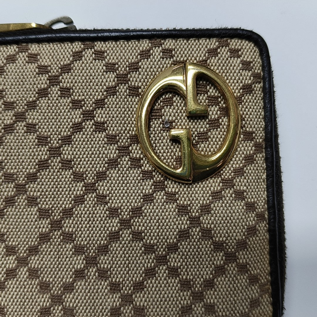 Canvas Wallet Brown