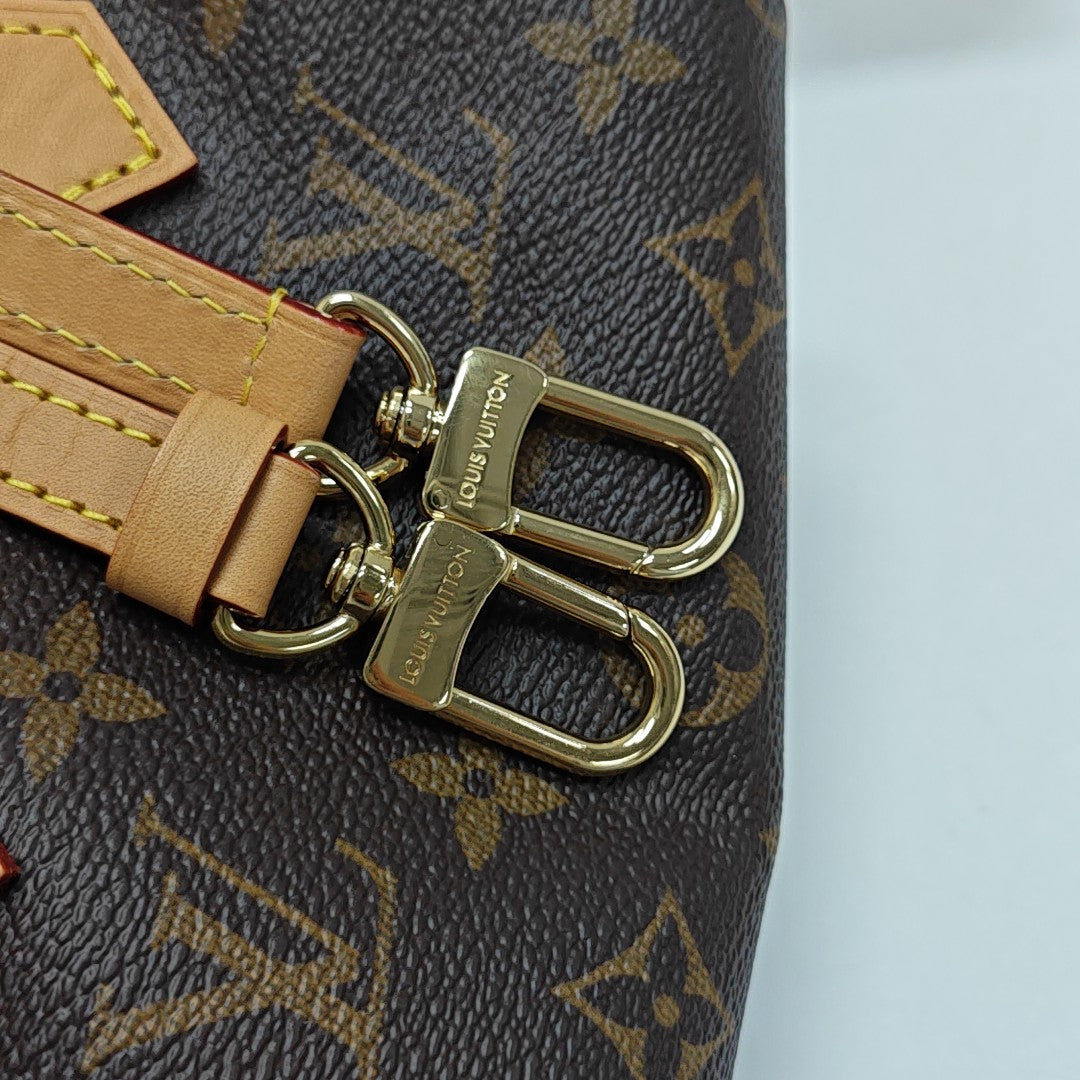 SPEEDY Nano Monogram Coated Canvas Brown