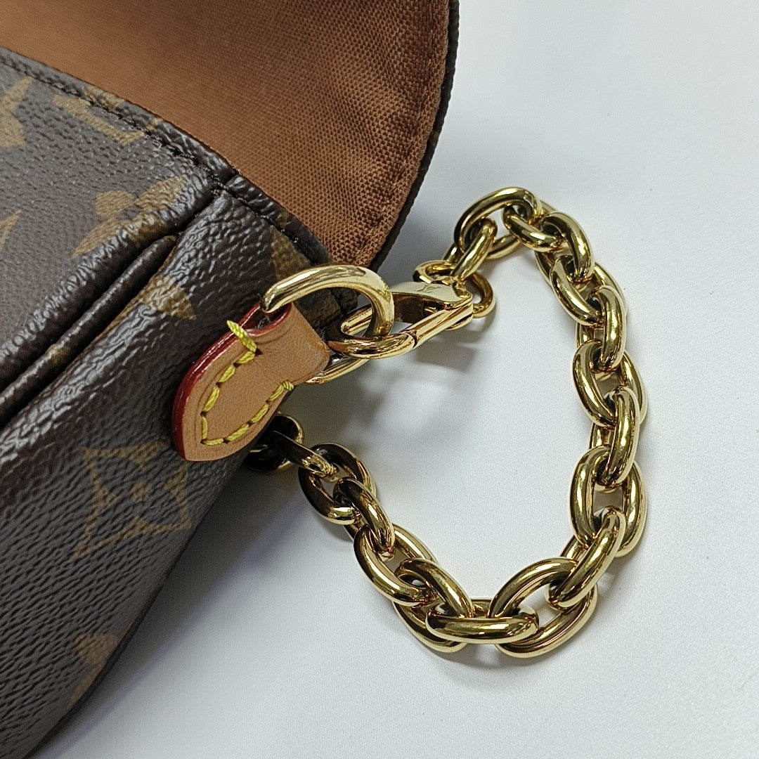 IVY Monogram Coated Canvas Brown