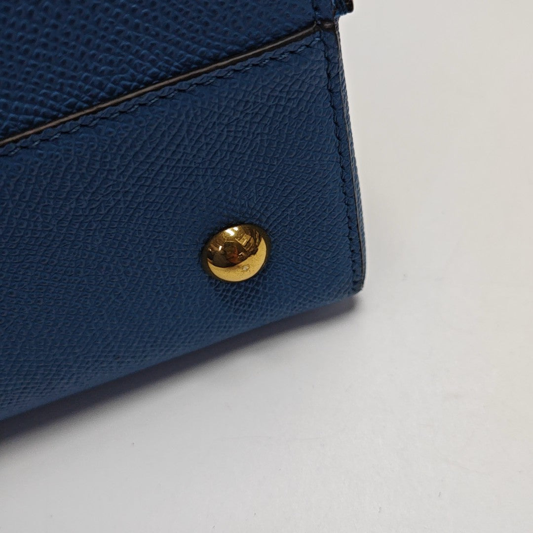 Gancini Calfskin Blue
