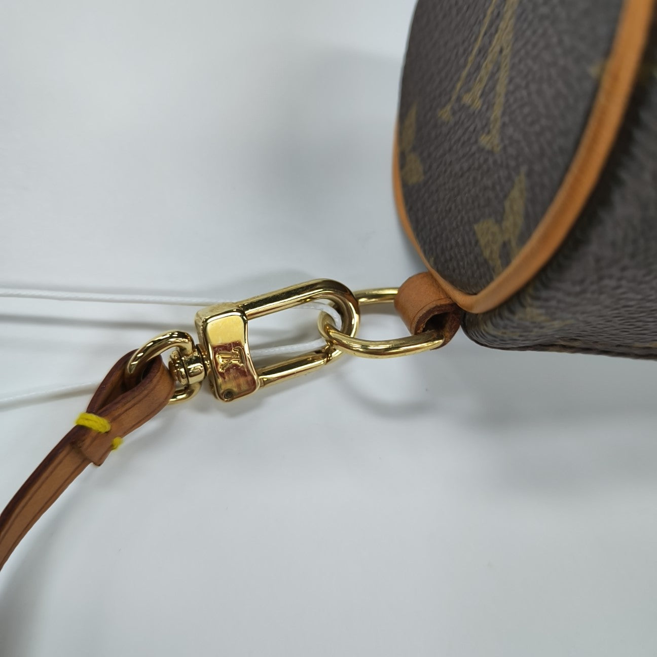 PAPILLON Mini Monogram Coated Canvas Brown
