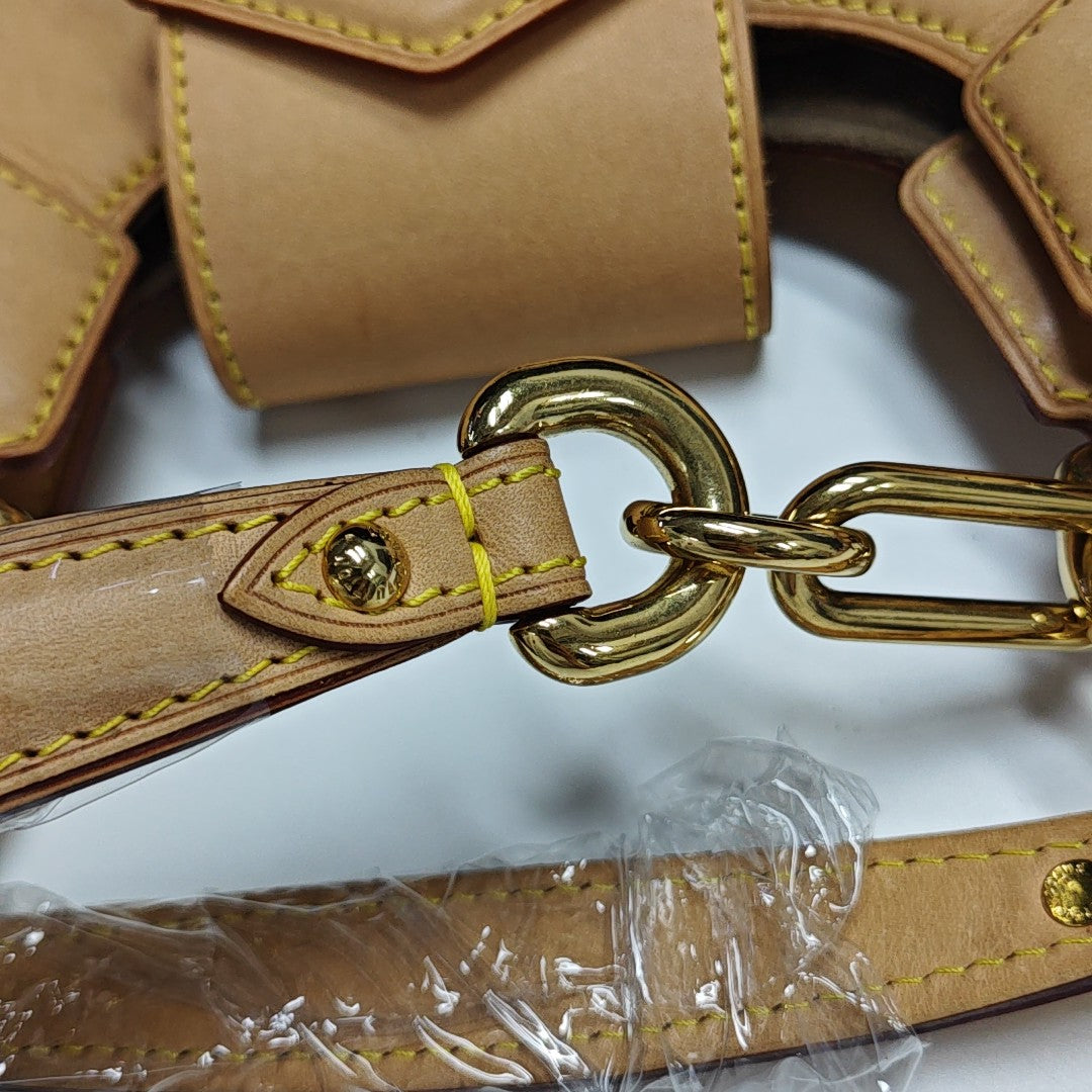 LV × TM URSULA Monogram Coated Canvas Black