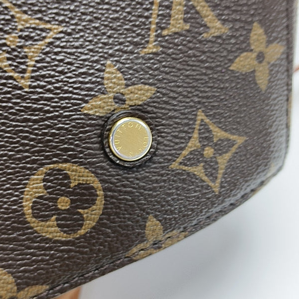 MONTAIGNE BB Monogram Coated Canvas Brown