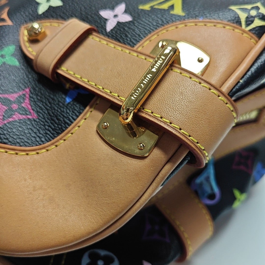 LV × TM CLAUDIA Monogram Coated Canvas Black