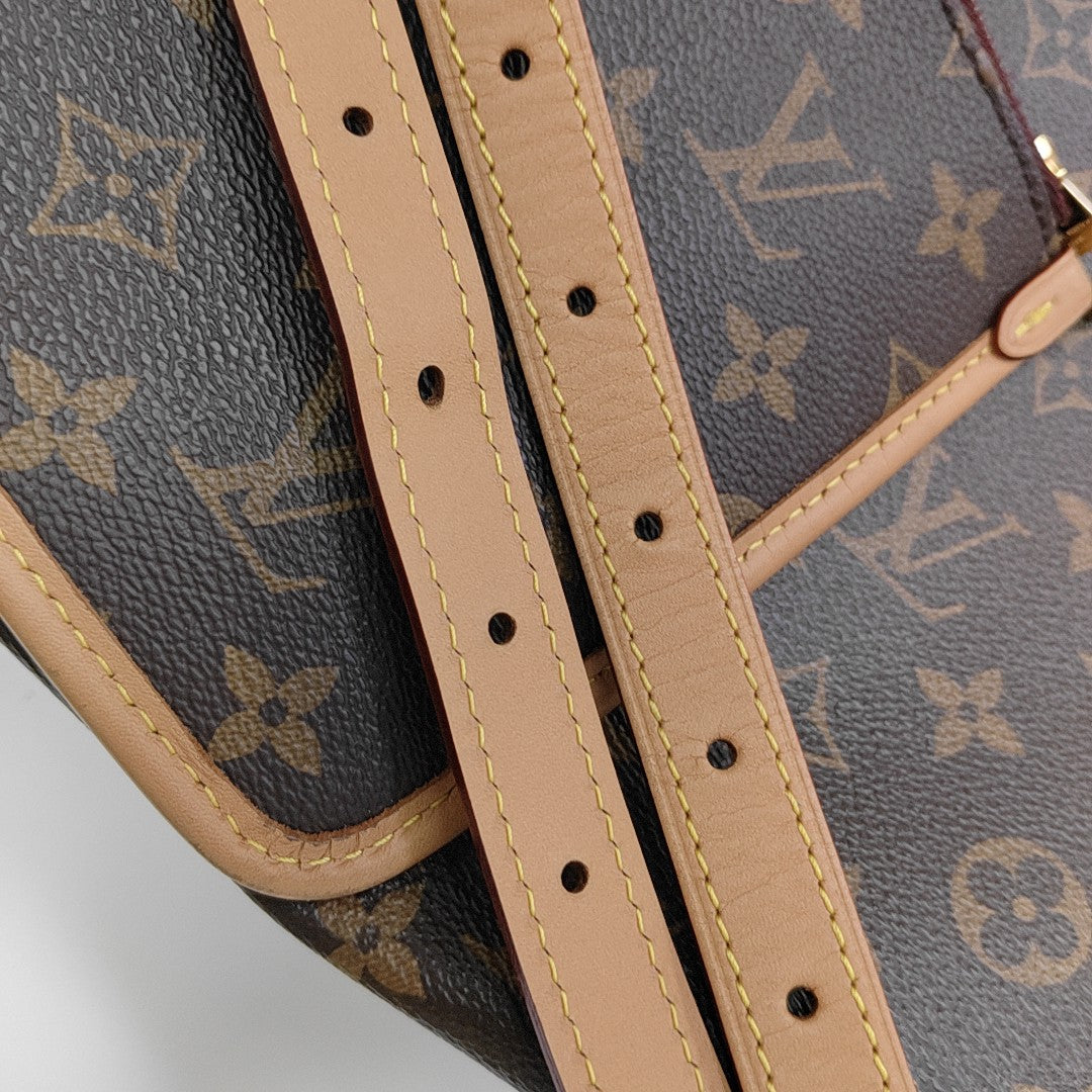 CARRYALL MM Monogram Coated Canvas Brown