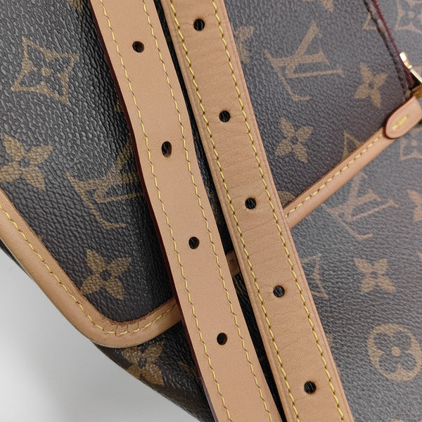 CARRYALL MM Monogram Coated Canvas Brown