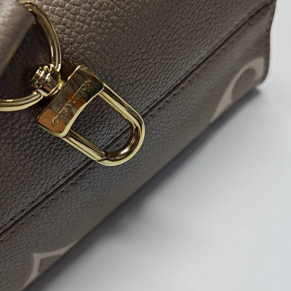 ONTHEGO PM Monogram Calfskin Gray