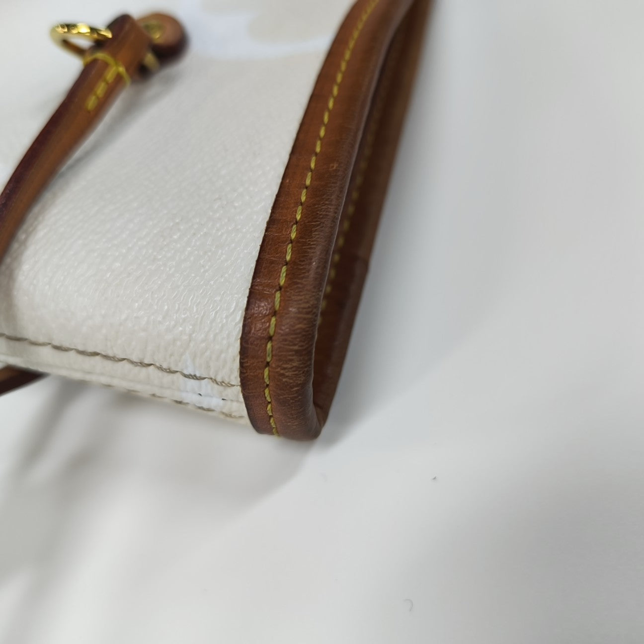 NEVERFULL MM Monogram Coated Canvas Blue