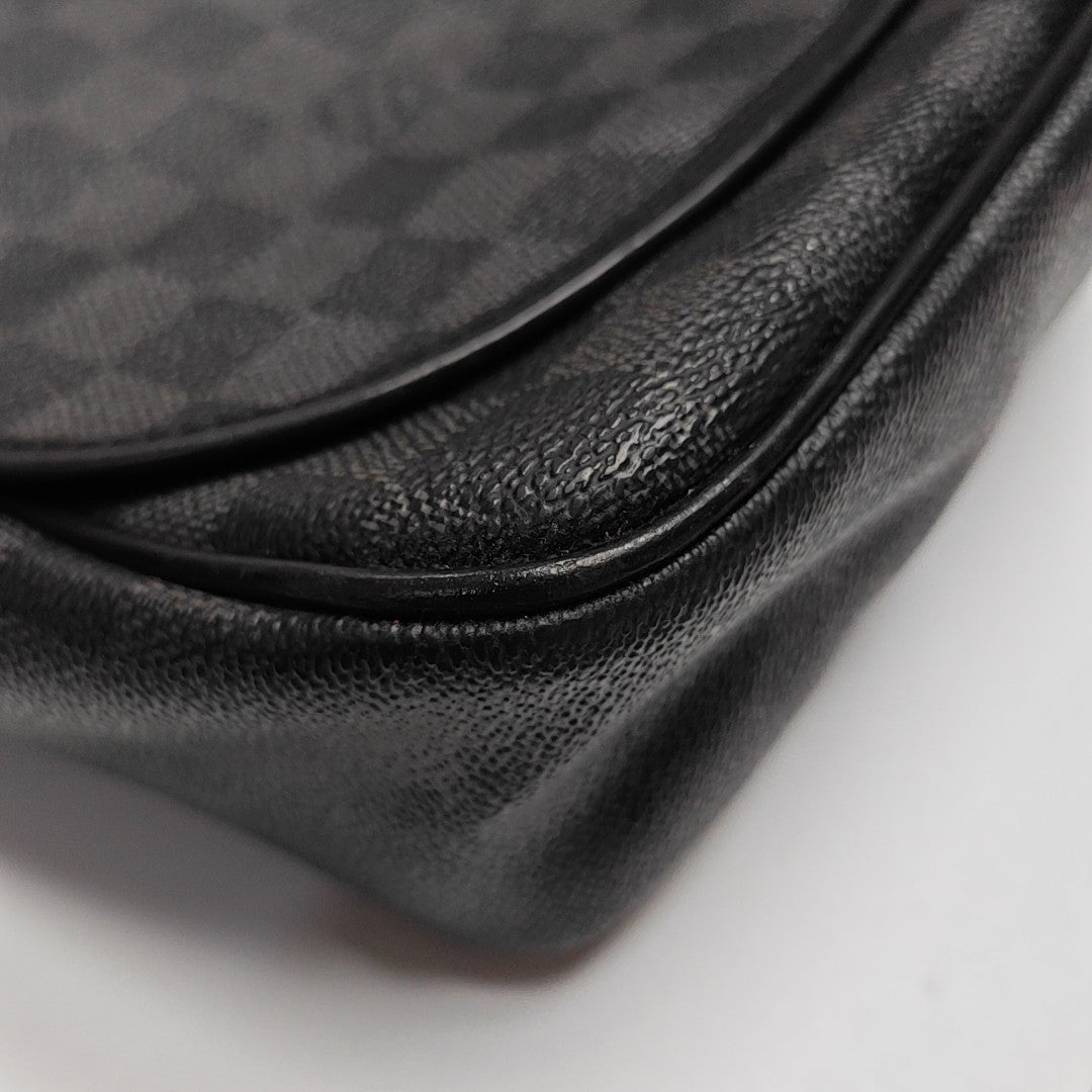 DANIEL MM Damier Graphite Coated Canvas Gray
