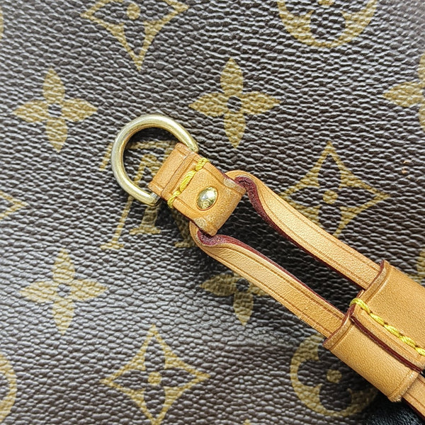NEVERFULL GM Monogram Coated Canvas Brown