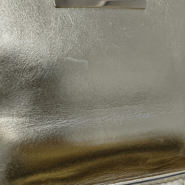 Quilted Calfskin Shoulder Bag Gold